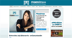 Desktop Screenshot of maestrass.com